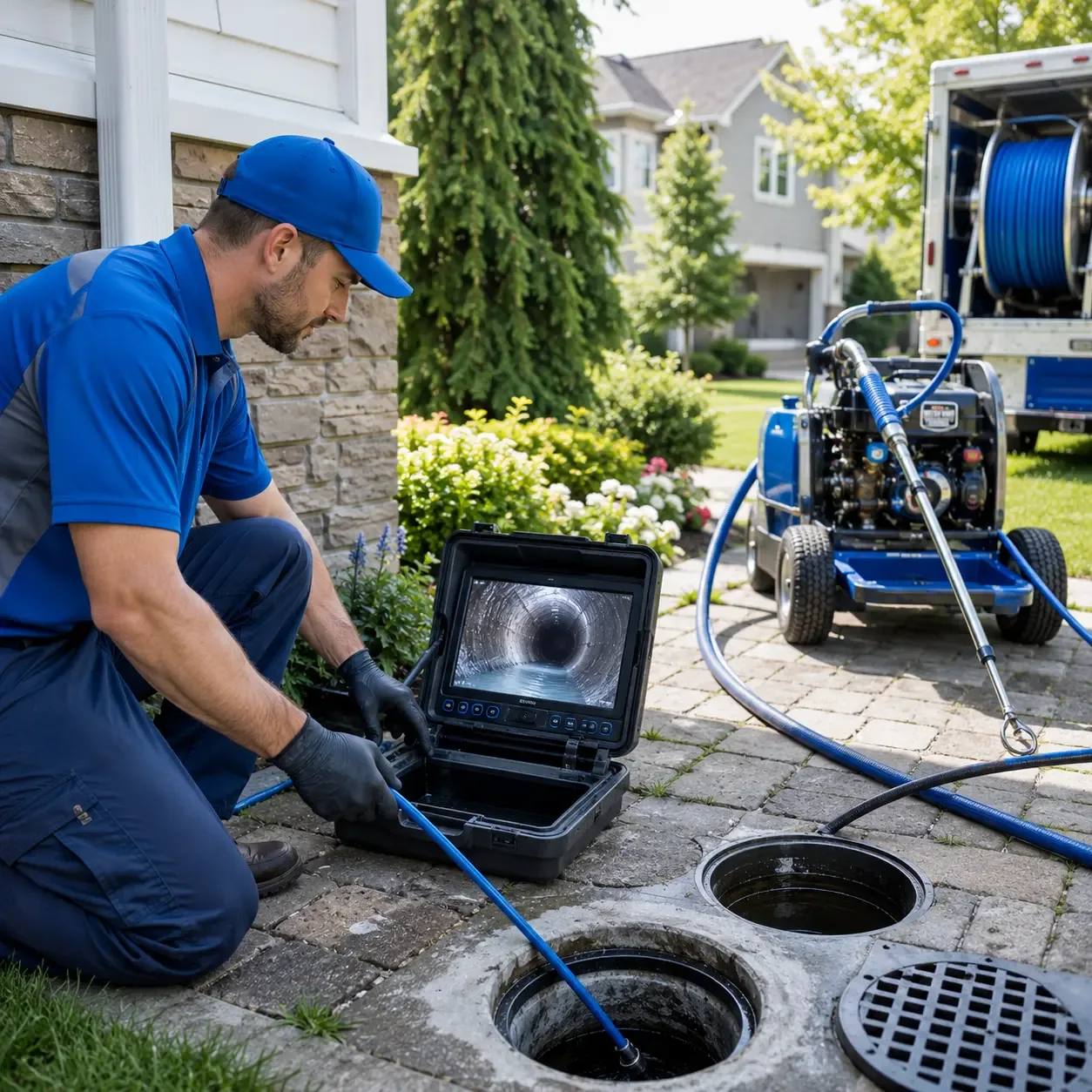Outdoor drain cleaning professionals serving Allenton, WI